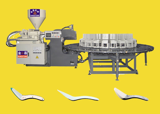 Материал PP машины инжекционного метода литья ботинок высоких пяток единственный роторный