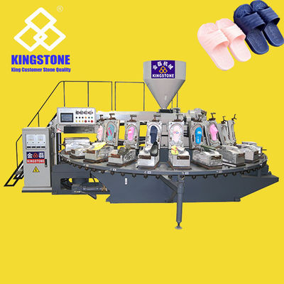 Машина инжекционного метода литья роторного ботинка для станции материала 24 PVC