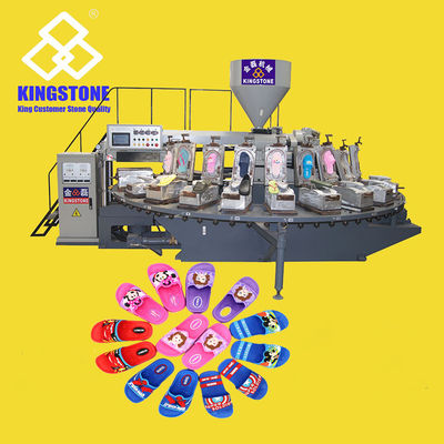 Сандалии ботинка выдувания воздуха ПВК делая машину роторной 120-200 пар/час