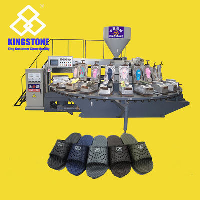 Обувь тапочек выдувания воздуха ПВК делая машину впрыски 24 станции