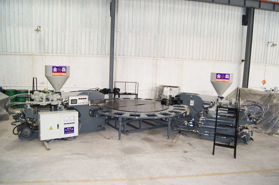 Прессформа ботинка 20 станций единственная делая машину, пластмассу обувает машину инжекционного метода литья