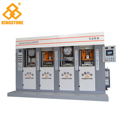 Кожаные сандалии обувают единственную делая машину, машину инжекционного метода литья оуцоле цвета ТПУ/ТР Статик 2