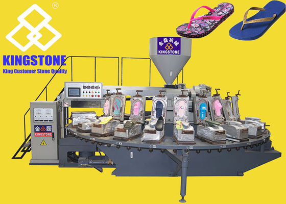 Машина прессформы впрыски роторной таблицы 25.5KW пластиковая для слипера