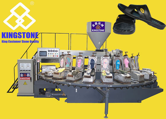 Пластиковая машина инжекционного метода литья 25.5KW для ботинок дуновения воздуха PVC