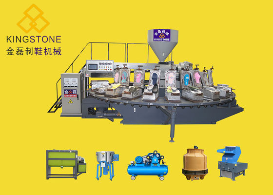 Автоматическая пластиковая тапочки впрыски прессформы машины линия полного комплекта