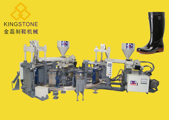 Ботинки дождя PVC материальные делая машиной роторный тип 12 станции