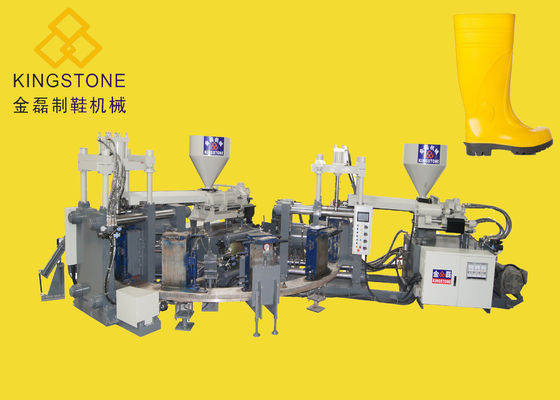 Роторные ботинки удваивают станции машины прессформы 12 впрыски цвета